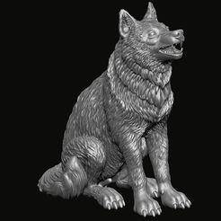 108.5.jpg Statue de loup Modèle imprimé en 3D