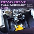 a7.jpg VINTAGE DRAG BOAT FULL MODELKIT 1-24TH