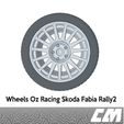 18-oz-fabia-3.jpg Rally Wheels 1/43 Oz Racing Skoda Fabia Rally2 Ixo