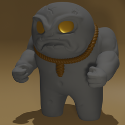 Greed-Render.png STL file " Mini Ultra Greed" The binding of isaac Boss・Design to download and 3D print