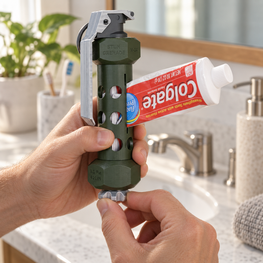 Tactical Toothpaste Tube Squeezer Flashbang