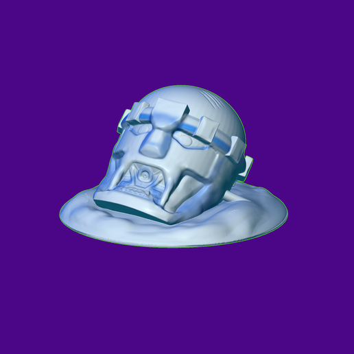Free STL file Destroyed sentinel head for marvel crisis protocol・3D ...