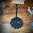 IMG_7537.jpg TMNT Sewer Cover for 1/4 scale figure stand Great for NECA 16" Turtles