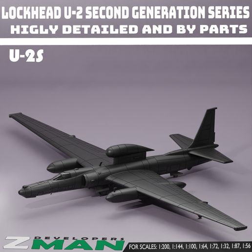 U-2S LADY DRAGON (2 IN 1) V14 3D model