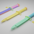 Bayoneta2.png M9 Bayonet Knife CS:GO / 3d file