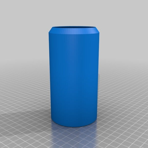 Long Beer Can 350ml Koozie - 3D model önizlemesi