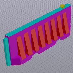 Plastic_road_barrier.JPG Free STL file Plastic road barrier (scale 1/35)・3D printable model to download