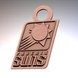 keychan_1.jpg NBA Phoenix Suns keychain Badge Printable and Renderable