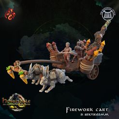 Firework-cart.jpg 3D file Firework Cart・3D print object to download