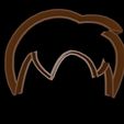 hp hair.jpg STL file Harry potter cookie cutter set・3D printable model to download