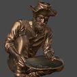 Gold_panner3_G.jpg Gold Panning Miner Trophy / Award