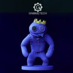 5.jpg 3D file RAINBOW FRIENDS BLUE FORM ROBLOX GAME・3D printing idea to download