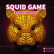 Squid_Game_bear_vip_mask_3d_print_model_01.jpg Squid Game Mask - Bear Vip Mask for Cosplay
