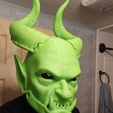 20220720_142106.jpg Fichier STL Masque de Krampus à mâchoires mobiles・Design imprimable en 3D à télécharger