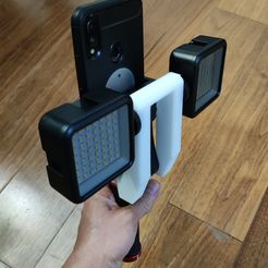 08.jpg Datei STL Licht und Handyhalterung・Design für 3D-Drucker zum herunterladen