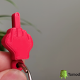 t2.png Mini Flip Middle Finger Keychain