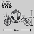 CANVAS SDIQITAL Cinderella's carriage