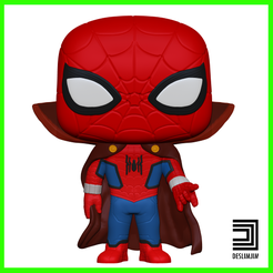 Spiderman-Hunter-01.png Archivo 3D SPIDER MAN HUNTER FUNKO POP WHAT IF MARVEL・Plan de impresora 3D para descargar