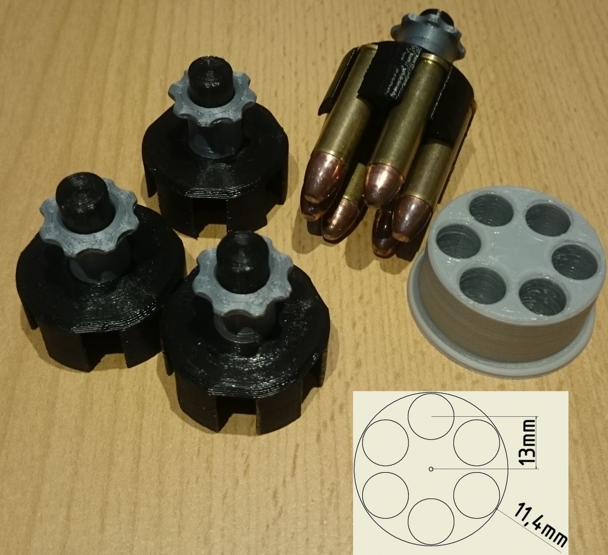 Download STL file Speedloader for Colt Python Cal.357 • 3D printing ...