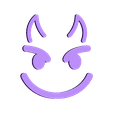 Emoji Devil Snap Badge.stl Emoji Snap Badge Set