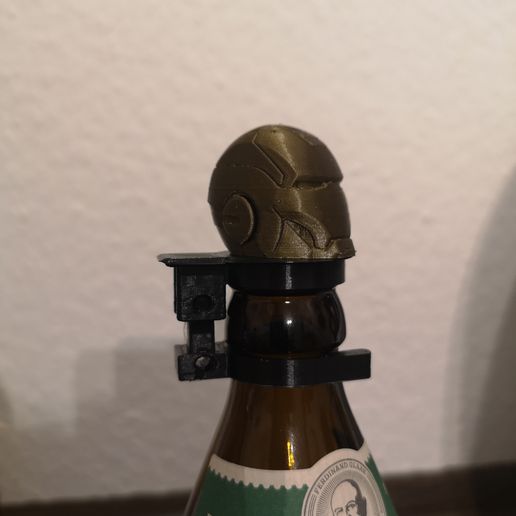 Bottle cap Ironman 3D model