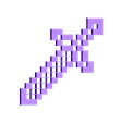 minecraftschwert.stl Minecraft Sword XXL