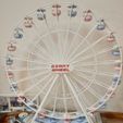 6f16dd39a19effc8699c0e1ff968657d_display_large.jpg STL file Giant wheel / ferris wheel / grande roue / 1 meter・Model to download and 3D print