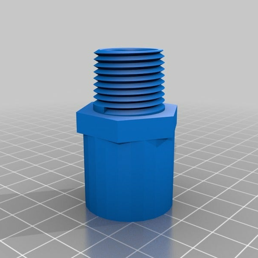 .5 inch adapter_electrical - 3D model önizlemesi