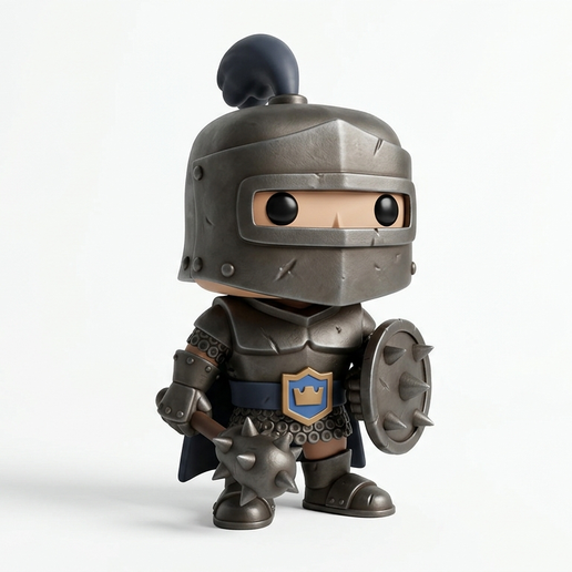 Dark Knight Chibi Miniature - 3D Print File