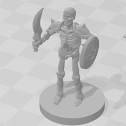 skeleton-warrior.jpg STL file zombie warrior yugioh dungeon dice monsters・3D printing idea to download