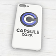 case dragon ball corp capsule.png Capsule Corp - Case Iphone X/XS - 7/8 - 7 Plus/8 Plus