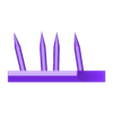 Insert front right spikes.stl Retro Modular Battle Tower