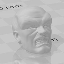 mm.jpg Télécharger fichier STL Martian Manhunter Head Justice League mezco mcfarlane marvel legends • Modèle à imprimer en 3D, chrissudac