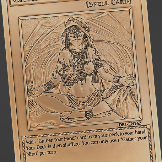 Gather Your Mind - yu-gi-oh! STL File for 3D printingCults