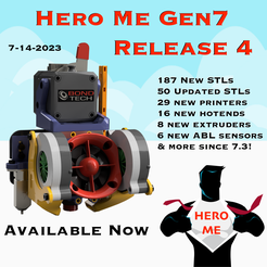 Hero-Me-Gen7-Release-4-Public.png Free 3D file Hero Me Gen7 Release 4 Modular Printhead Platform & Part Cooling・3D printing design to download