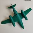008.jpg Static aircraft model kit inspired by a WW2 jet fighter