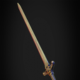 2_Excalibur_Sword.png King Arthur Excalibur Sword for Cosplay