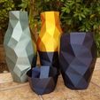 20210510_105559.jpg STL file Low Poly Vase・3D printing idea to download
