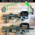 BTG-3d-bar.jpg UNW P90 styled Bullpup lower FOR THE PLANET ECLIPSE EMF100
