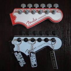 PIC1.jpg Fender Guitar Headstock - Key Hanger / Wall Art