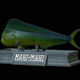 Base-mahi-mahi-16.png fish mahi mahi / common dolphin fish statue detailed texture for 3d printing