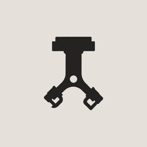 Minimalist Engine Piston & Connecting Rod Wall Art