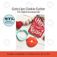 Etsy-Listing-Template-STL.png Cute Lips Cookie Cutter | STL File