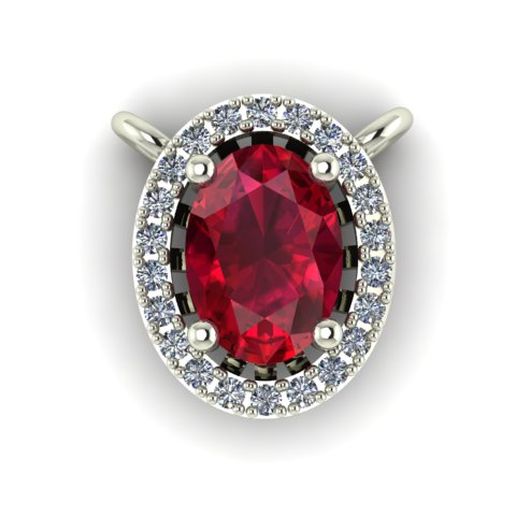 Pendant Ruby 3D model