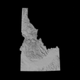 1.png Topographic Map of Idaho – 3D Terrain