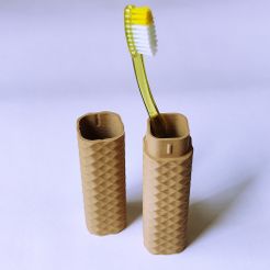 portacepillo3.jpg Download STL file toothbrush holder • 3D print design, ideamx