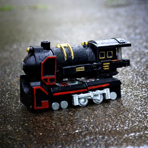 🚆 Machine Men Train Man / Machine Robo MR-05 / Gobots Loco・Free STL ...
