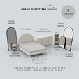 tabitha-FURNITURE-_-Urban-Outfitters.png Miniature Furniture | Urban Outfitter's Tabitha Furniture Collection |  Miniature Dollhouse Bedroom Furniture Set |3d Model For 1:12 Dollhouse