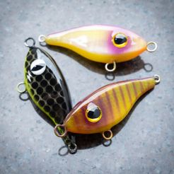 Lures-0278.jpg STL file Twitch mullet 55mm・3D printable model to download