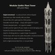 Infoscreen1.jpg Modular Gothic Plant Tower – Customizable Plant Support Design